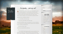 Desktop Screenshot of namitgondolsz.hu